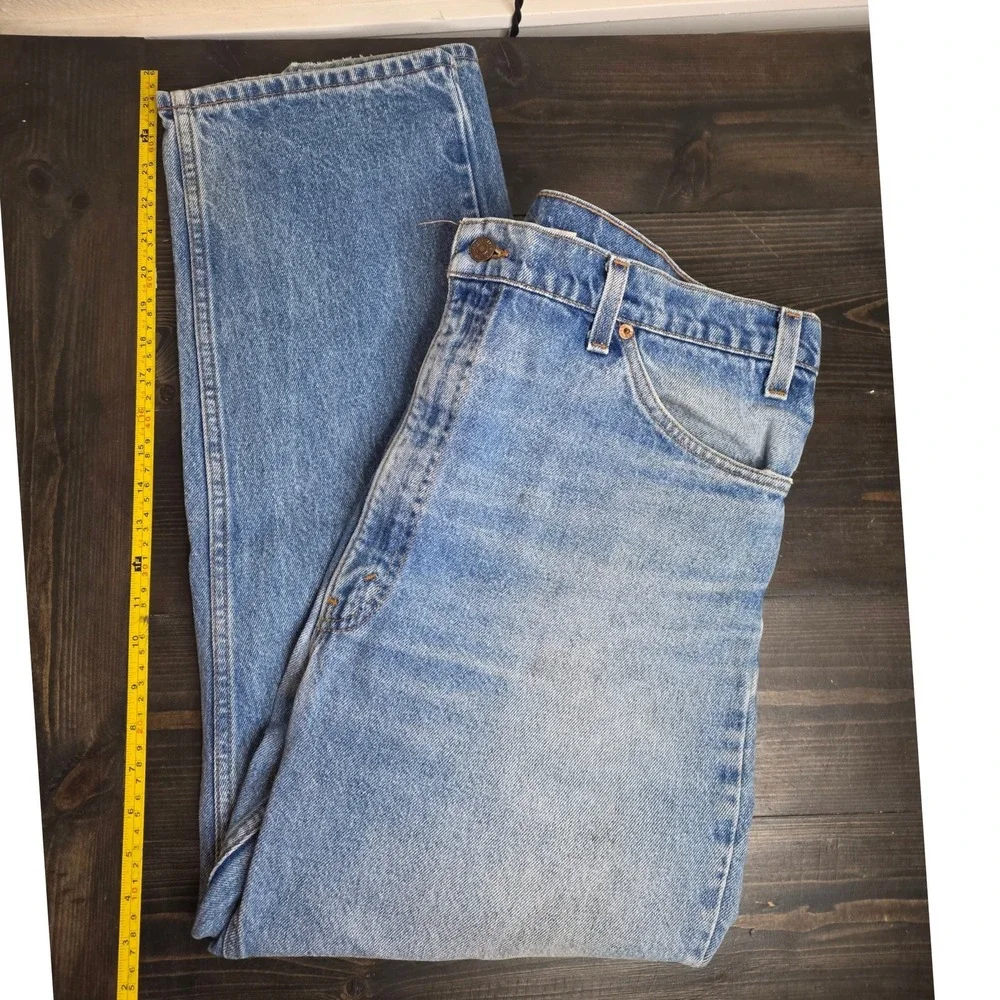 Vintage Levis 505 Men‎ 42x30 Orange Tab Regular Fit Straight Leg Made in U.S.A.